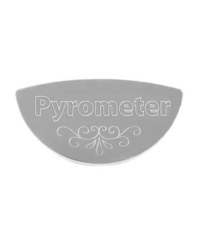 GG68645 - SS GAUGE EMBLEM - PYROMETER FOR KENWORTH