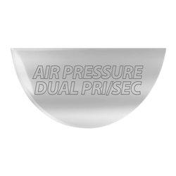 GG68816 - SS AIR PRESSURE DUAL/PRI/SEC PLATE FOR FREIGHTLINER