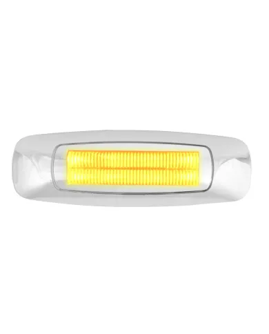 GG74751 - 5" RECT. PRIME AMBER/CLEAR 4 LED DUAL FUNCTION LIGHT