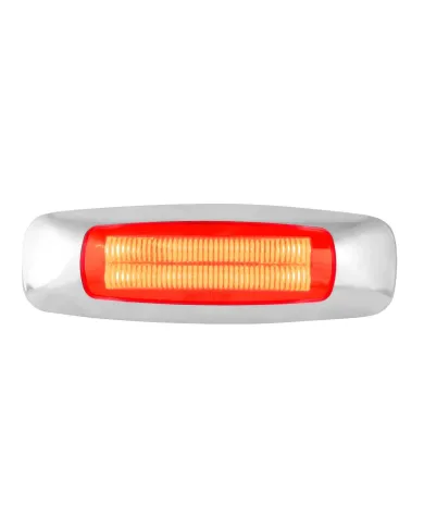 GG74752 - 5" RECT. PRIME RED/RED 4 LED DUAL FUNCTION LIGHT
