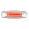 GG74753 - 5" RECT. PRIME RED/CLEAR 4 LED DUAL FUNCTION LIGHT
