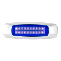 GG74755 - 5" RECT. PRIME BLUE/BLUE 4 LED DUAL FUNCTION INT. LIGHT