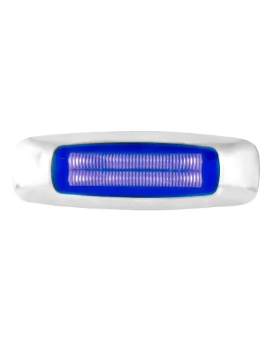 GG74755 - 5" RECT. PRIME BLUE/BLUE 4 LED DUAL FUNCTION INT. LIGHT