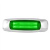 GG74757 - 5" RECT. PRIME GREEN/GREEN 4 LED DUAL FUNCTION INT. LIGHT