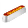 GG74800 - 3-1/2" AMBER/AMBER 4 LED LIGHT BAR W/CR. PLASTIC BASE MOUNT