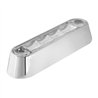 GG74804 - 3-1/2" WHITE/CLEAR 4 LED LIGHT BAR W/CR. PLASTIC BASE MOUNT