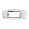 GG74824 - 3-1/2" RECT. PRIME WHITE/CLEAR 4 LED INTERIOR SEALED LIGHT