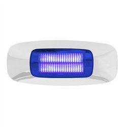 GG74825 - 3-1/2" RECT. PRIME BLUE/BLUE 4 LED INTERIOR SEALED LIGHT