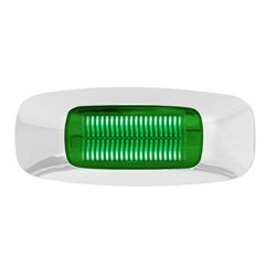 GG74826 - 3-1/2" RECT. PRIME GREEN/GREEN 4 LED INTERIOR SEALED LIGHT