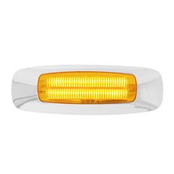 GG74830 - 4-5/8" RECT. PRIME AMBER/AMBER 4 LED MARKER SEALED LIGHT