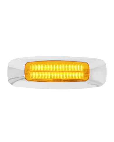GG74830 - 4-5/8" RECT. PRIME AMBER/AMBER 4 LED MARKER SEALED LIGHT