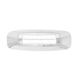GG74834 - 4-5/8" RECT. PRIME WHITE/CLEAR 4 LED INTERIOR SEALED LIGHT