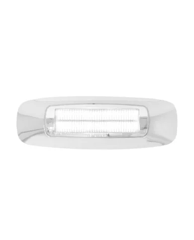 GG74834 - 4-5/8" RECT. PRIME WHITE/CLEAR 4 LED INTERIOR SEALED LIGHT