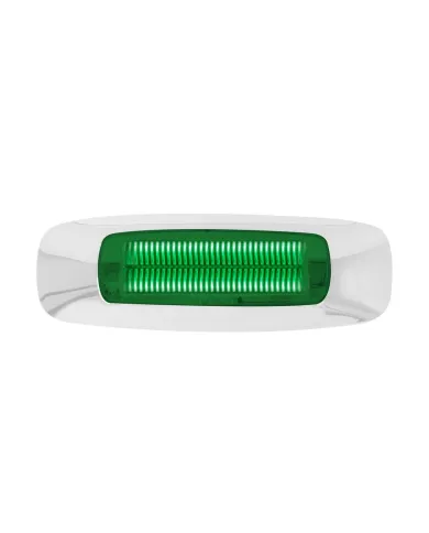 GG74836 - 4-5/8" RECT. PRIME GREEN/GREEN 4 LED INTERIOR SEALED LIGHT