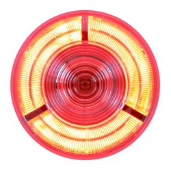 GG74881 - 4" PRIME RED/CLEAR 7 LED SEALED LIGHT