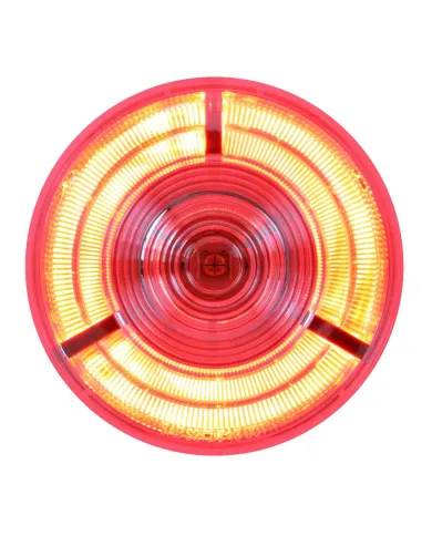 GG74881 - 4" PRIME RED/CLEAR 7 LED SEALED LIGHT