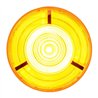 GG74883 - 4" PRIME AMBER/CLEAR 7 LED SEALED LIGHT