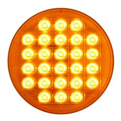 GG74890 - 4" SMART DYNAMIC AMBER/AMBER 26 LED SEQUENTIAL SEALED LIGHT