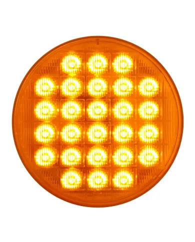 GG74890 - 4" SMART DYNAMIC AMBER/AMBER 26 LED SEQUENTIAL SEALED LIGHT
