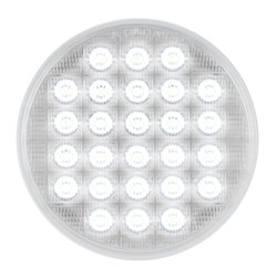GG74894 - 4" SMART DYNAMIC WHITE/CLEAR 26 LED SEQUENTIAL SEALED LIGHT
