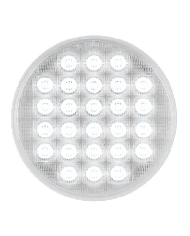 GG74894 - 4" SMART DYNAMIC WHITE/CLEAR 26 LED SEQUENTIAL SEALED LIGHT