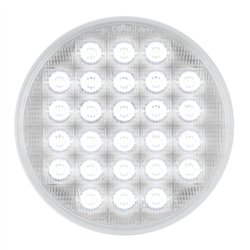 GG74895 - 4" NON-SEQUENTIAL WHITE/CLEAR 26 LED SEALED LIGHT