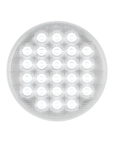 GG74895 - 4" NON-SEQUENTIAL WHITE/CLEAR 26 LED SEALED LIGHT