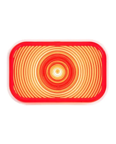 GG75951 - RECT. RED/RED 1 LED S/T/T SEALED LIGHT