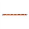 GG76120 - 12" ULTRA THIN AMBER/AMBER LED LIGHT BAR W/CR. PLASTIC BEZEL