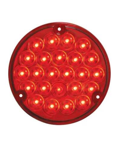 GG76152 - 4" PEARL RED/RED 24 LED LIGHT W/ 1156 SOCKET BASE