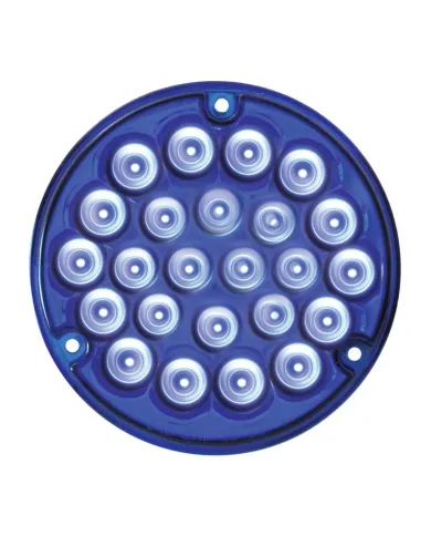 GG76155 - 4" PEARL BLUE/BLUE 24 LED LIGHT W/ 1156 SOCKET BASE