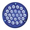 GG76155 - 4" PEARL BLUE/BLUE 24 LED LIGHT W/ 1156 SOCKET BASE