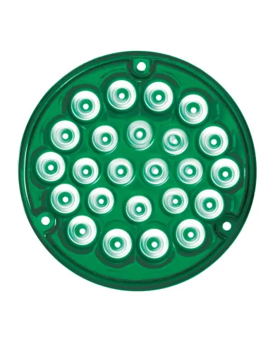 GG76156 - 4" PEARL GREEN/GREEN 24 LED LIGHT W/ 1156 SOCKET BASE