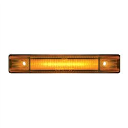 GG76220 - 4"L THIN LINE AMBER/AMBER 6 LED WIDE ANGLE MARKER LIGHT