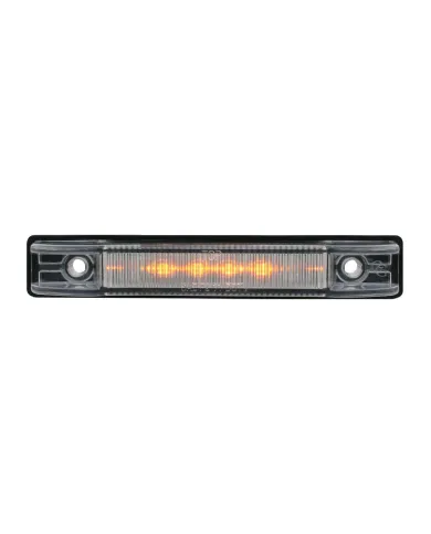 GG76221 - 4"L THIN LINE AMBER/CLEAR 6 LED WIDE ANGLE MARKER LIGHT