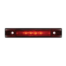 GG76222 - 4"L THIN LINE RED/RED 6 LED WIDE ANGLE MARKER LIGHT