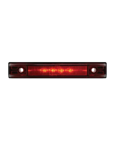 GG76222 - 4"L THIN LINE RED/RED 6 LED WIDE ANGLE MARKER LIGHT