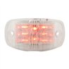 GG76253 - RECT. RED/CLEAR WIDE ANGLE 14 LED MARKER/CLEARANCE LIGHT