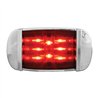 GG76256 - RECT. RED/RED WIDE ANGLE 14LED MARKER LIGHT W/CR. BEZEL