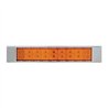 GG76305 - 12"L SPYDER AMBER/AMBER 18-LED LIGHT BAR W/CR. PL BEZEL 2 ROW