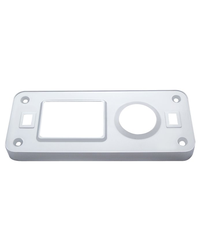 UP40980 Chrome Plastic Dome Light Cover With Swivel Light Hole For