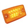 GG76320 - RECT. SPYDER AMBER/AMBER 8 LED FOR FL VISOR/CAB MARKER LIGHT