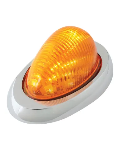 GG76372 - SIDE TURN/MARKER AMBER/AMBER 12 LED LIGHT W/CR.COVER FOR FL