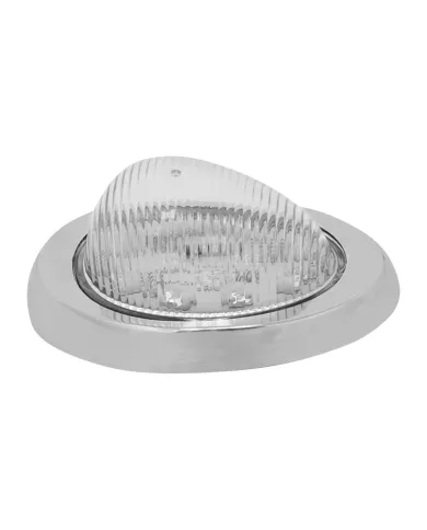 GG76373 - SIDE TURN/MARKER AMBER/CLEAR 12 LED LIGHT W/CR.COVER FOR FL
