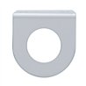 UP20850B-Stainless Mini Light Bracket With Single 13/16" Round Cutout (Bulk)