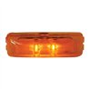GG76400 - MEDIUM RECT. FLEET AMBER/AMBER 2-LED MARKER LIGHT