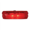 GG76402 - MEDIUM RECT. FLEET RED/RED 2-LED MARKER LIGHT