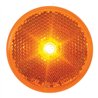 GG76420 - 2.5" AMBER/AMBER 1 LED MARKER SEALED LIGHT W/ REFLECTOR