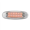 GG76443 - ULTRA THIN SPYDER RED/CL 12LED DUAL FUNCTION LIGHT W/S.S. RIM