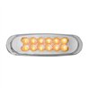 GG76701 - ULTRA THIN MATRIX STYLE SPYDER AMBER/CLEAR 12LED MARKER LIGHT